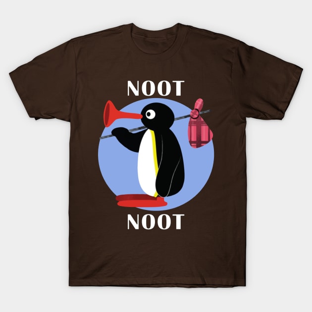 Pingu Noot Noot T-Shirt by box2boxxi